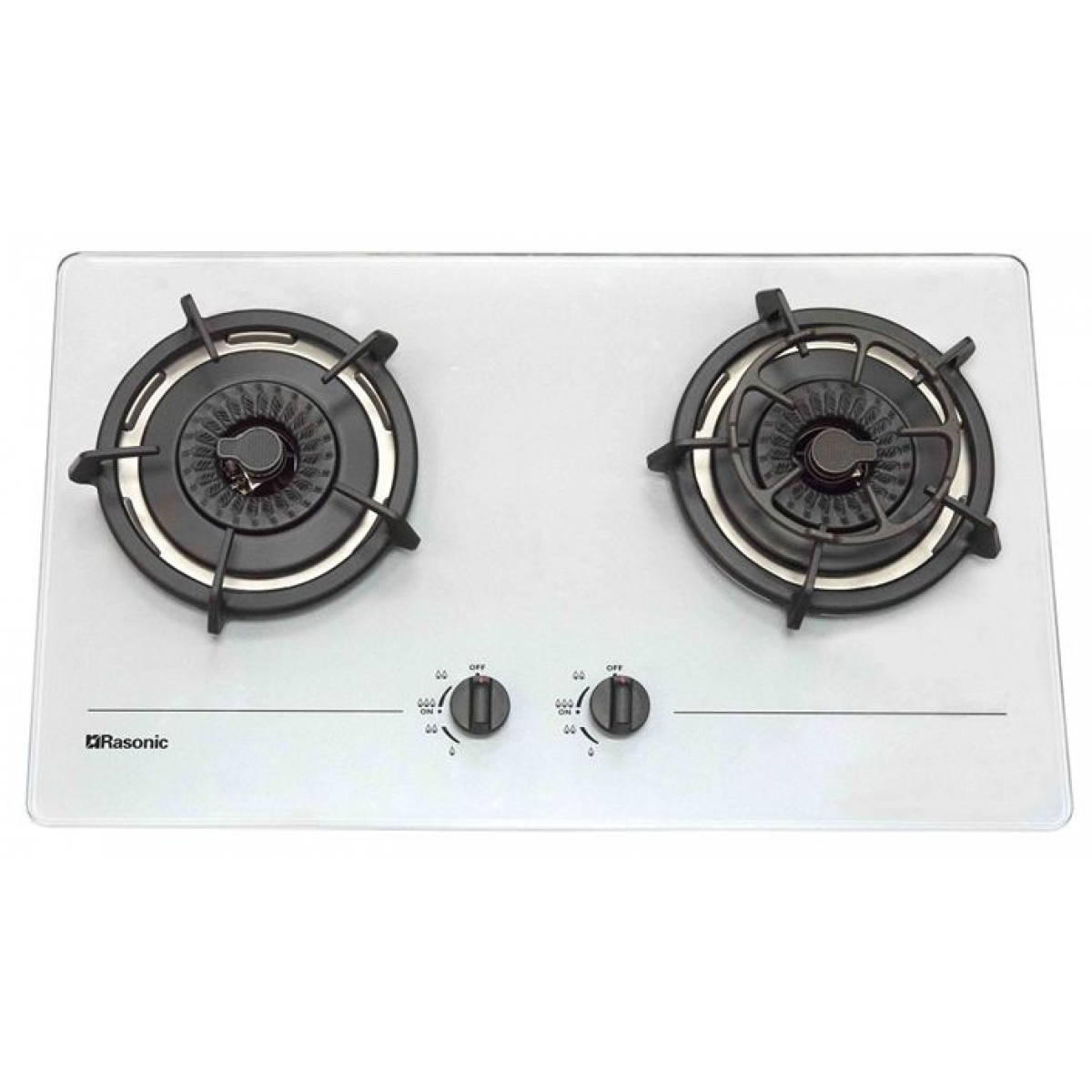 Rasonic 樂信 RG-233GW LPG 雙頭嵌入式煮食爐 - 5.3kW火旋風技術，石油氣適用